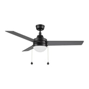 Carro Malta 52in 3-Blade Ceiling Fan | Black Finish and Plywood Blades with Integrated LED | Living Room & Bedroom | 16.8 x 52 x | Model CFP523E6-L12-B2-1