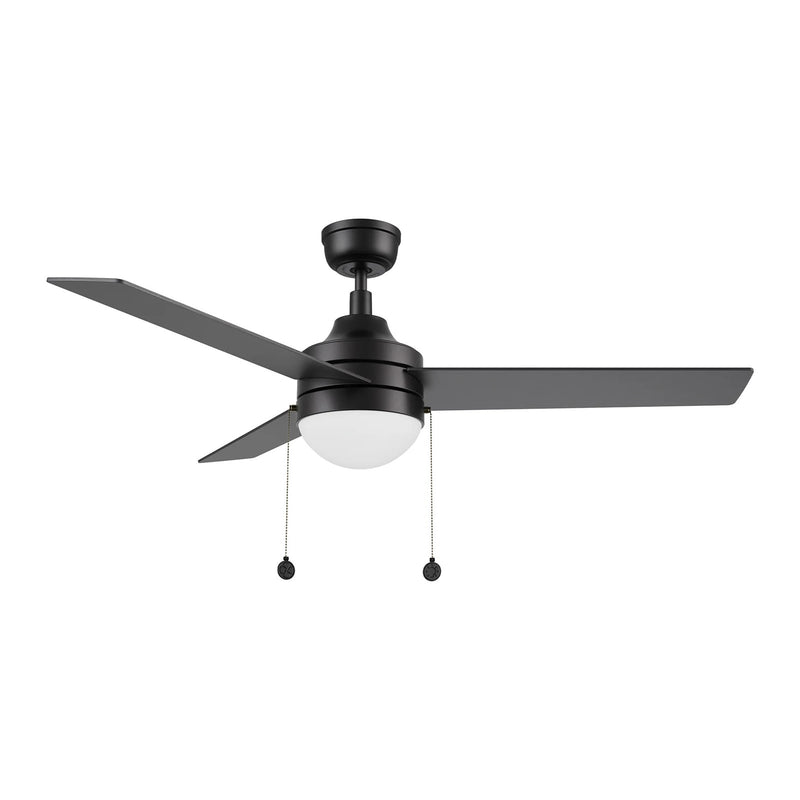 Carro Malta 52in 3-Blade Ceiling Fan | Black Finish and Plywood Blades with Integrated LED | Living Room & Bedroom | 16.8 x 52 x | Model CFP523E6-L12-B2-1