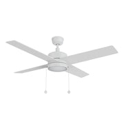 Carro Ascott 52in 4-Blade Ceiling Fan | White Plywood Blades and Integrated LED | Living Room & Bedroom | 52 x 52 x 15.1 in | Model CFP524E5-L12-W1-1
