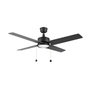 Carro Vink 52in 4-Blade Ceiling Fan | Black Plywood Blades and Integrated LED | Living Room & Bedroom | 52 x 52 x 14 in, 3500K | Model CFP524E5-L31-B2-1