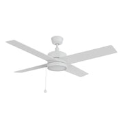 Carro Ascott 52in 4-Blade Ceiling Fan | White Plywood Blades and White Finish | Living Room & Bedroom | 52 x 52 x 15.1 in | Model CFP524E5-N10-W1-1