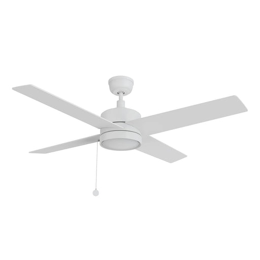 Carro Ascott 52in 4-Blade Ceiling Fan | White Plywood Blades and White Finish | Living Room & Bedroom | 52 x 52 x 15.1 in | Model CFP524E5-N10-W1-1