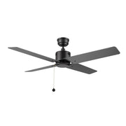 Carro Apex 52in 4-Blade Ceiling Fan | Black Plywood Blades and Black Finish | Living Room & Bedroom | 52 x 52 x 12.7 in | Model CFP524E5-N20-B2-1