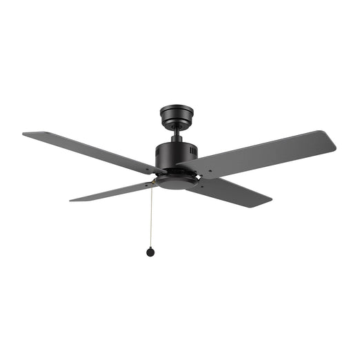 Carro Apex 52in 4-Blade Ceiling Fan | Black Plywood Blades and Black Finish | Living Room & Bedroom | 52 x 52 x 12.7 in | Model CFP524E5-N20-B2-1