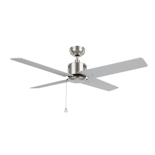 Carro Apex 52in 4-Blade Ceiling Fan | Brushed Nickel Plywood Blades and Brushed Nickel Finish | Living Room & Bedroom | 52 x 52 | Model CFP524E5-N20-SJ-1
