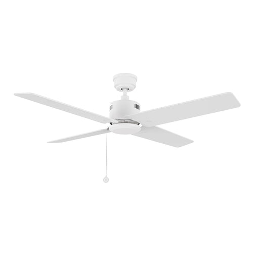 Carro Apex 52in 4-Blade Ceiling Fan | White Plywood Blades and White Finish | Living Room & Bedroom | 52 x 52 x 12.7 in | Model CFP524E5-N20-W1-1