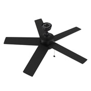 Carro Ascott 52in 5-Blade Ceiling Fan with Light | Black Plywood Blades and Integrated LED 3500K | Indoor Living Room & Bedroom | Model CFP525E5-L11-B2-1