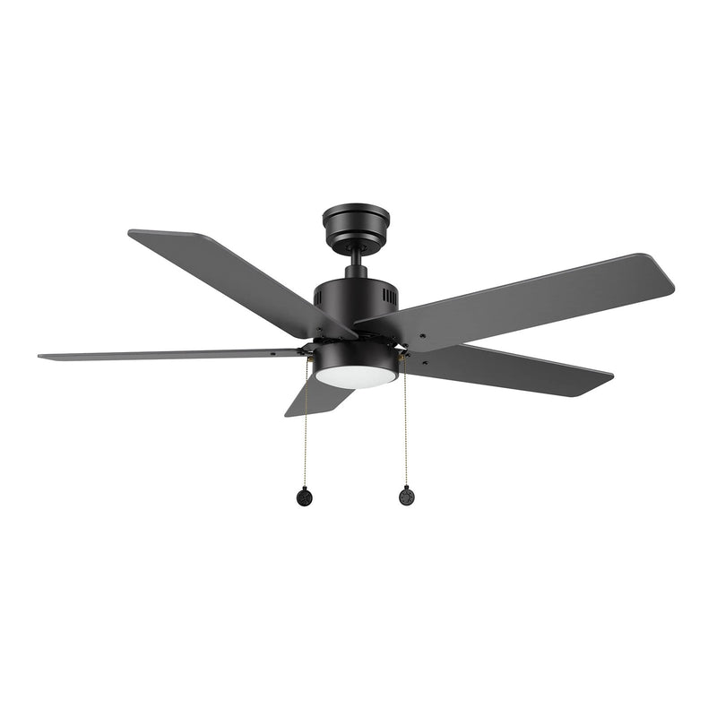 Carro Apex 52in 5-Blade Ceiling Fan | White Plywood Blades and Integrated 3500K LED | Living Room & Bedroom | 14.2 x 52 x 52 in | Model CFP525E5-L21-W1-1