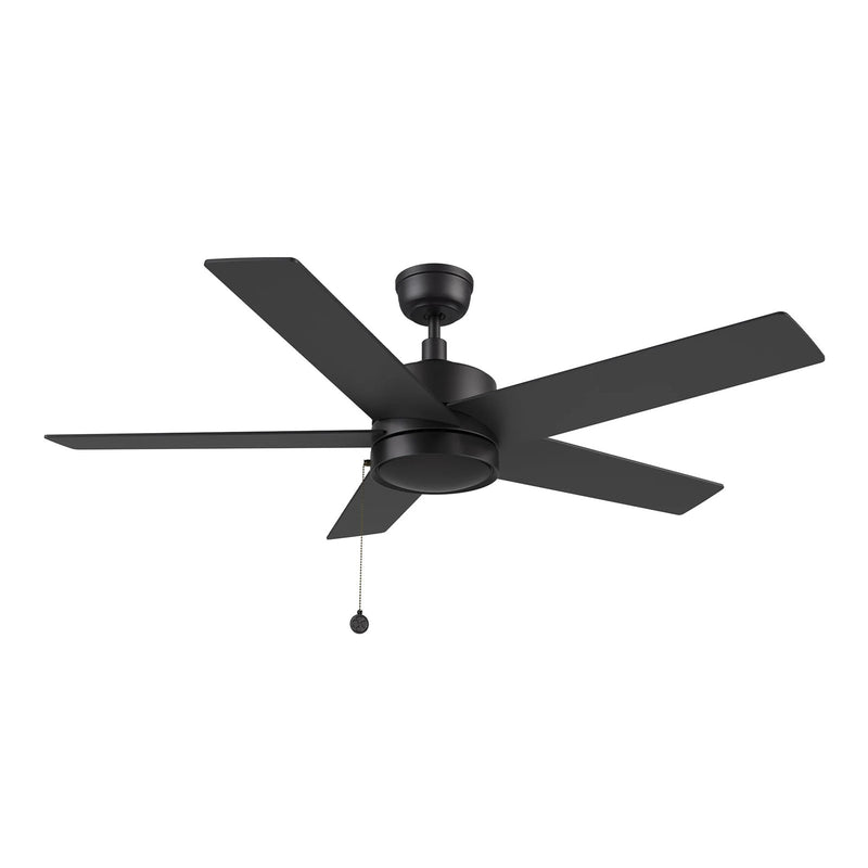 Carro Ascott 52in 5-Blade Ceiling Fan | Black Plywood Blades and Pull Chain Control | Living Room & Bedroom | 15.1 x 52 x 52 in | Model CFP525E5-N10-B2-1