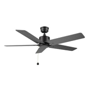 Carro Apex 52in 5-Blade Ceiling Fan | Black Plywood Blades and Black Finish | Living Room & Bedroom | 52 x 52 x 12.7 in | Model CFP525E5-N20-B2-1