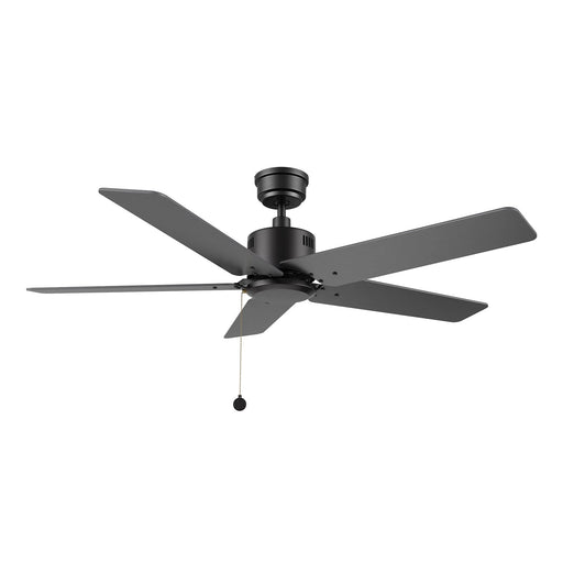Carro Apex 52in 5-Blade Ceiling Fan | Black Plywood Blades and Black Finish | Living Room & Bedroom | 52 x 52 x 12.7 in | Model CFP525E5-N20-B2-1