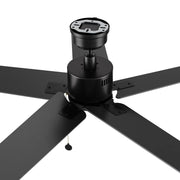 Carro Apex 52in 5-Blade Ceiling Fan | Black Plywood Blades and Black Finish | Living Room & Bedroom | 52 x 52 x 12.7 in | Model CFP525E5-N20-B2-1