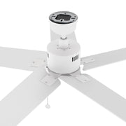 Carro Apex 52in 5-Blade Ceiling Fan | White Plywood Blades and White Finish | Living Room & Bedroom | 52 x 52 x 12.7 in | Model CFP525E5-N20-W1-1