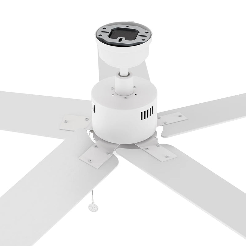 Carro Apex 52in 5-Blade Ceiling Fan | White Plywood Blades and White Finish | Living Room & Bedroom | 52 x 52 x 12.7 in | Model CFP525E5-N20-W1-1