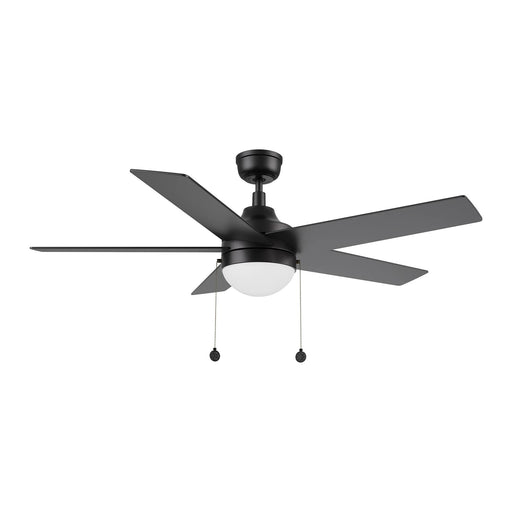 Carro Malta 52in 5-Blade Ceiling Fan | Modern Black Plywood and Integrated LED | Living Room & Bedroom | 52 x 52 x 16.8 in | Model CFP525E6-L11-B2-1