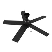 Carro Malta 52in 5-Blade Ceiling Fan | Modern Black Plywood and Integrated LED | Living Room & Bedroom | 52 x 52 x 16.8 in | Model CFP525E6-L11-B2-1