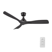 Carro Karsyn 52in 3-Blade Ceiling Fan | Modern Black ABS Blades | Living Room & Large Bedroom | 52 x 52 x 11.7 in | Model CFR523A-N10-B2-1