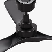 Carro Karsyn 52in 3-Blade Ceiling Fan | Modern Black ABS Blades | Living Room & Large Bedroom | 52 x 52 x 11.7 in | Model CFR523A-N10-B2-1
