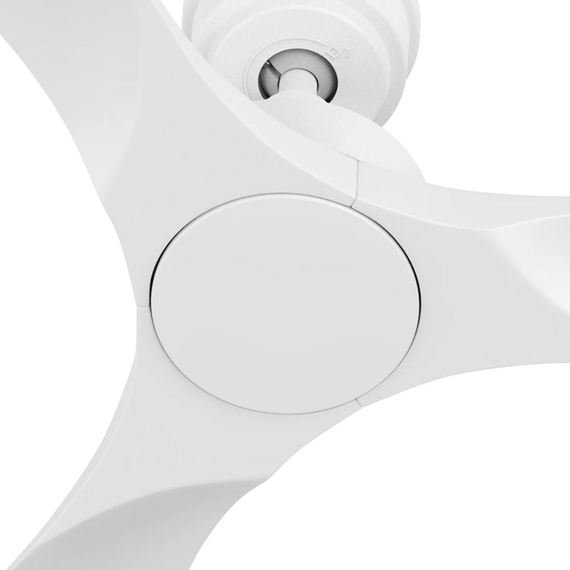 Carro Karsyn 52in 3-Blade Ceiling Fan | Modern White ABS Blades | Living Room & Large Bedroom | 52 x 52 x 11.7 in | Model CFR523A-N10-W1-1