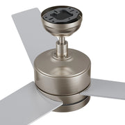 Carro Santana 52in Ceiling Fan | Brushed Nickel Plywood Blades and Integrated LED | Bedroom & Living Room Cooling | 52 x 52 x 15 | Model CFR523E5-L12-SJ-1