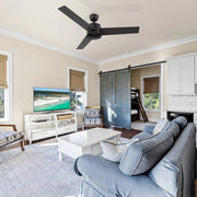 Carro Santana 52in Ceiling Fan with Remote | Black Plywood Blades and DC Motor | Living Room & Bedroom | 52 x 52 x 15 in | Model CFR523E5-N10-B2-1