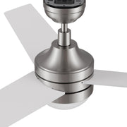Carro Kimball 52in 3-Blade Ceiling Fan | Brushed Nickel Plywood Blades and Integrated LED | Living Room & Bedroom | 16.9 x 52 x | Model CFR523E6-L12-SJ-1
