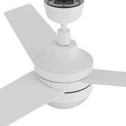 Carro Kimball 52in 3-Blade Ceiling Fan | White Plywood Blades and Integrated LED | Living Room & Bedroom | 16.9 x 52 x 52 in | Model CFR523E6-L12-W1-1