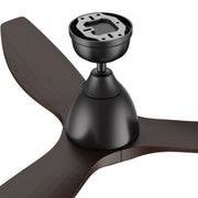 Carro Phoenix 52in 3-Blade Ceiling Fan | Black Sambuca Solid Wood Blades and Integrated LED | Living Room & Bedroom | 14.1 x 52 | Model CFR523K2-L11-BM4-1