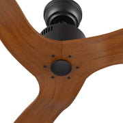 Carro Garnett 52in Ceiling Fan | Black Finish Solid Wood Blades | Indoor Living Room & Bedroom | 52 x 52 x 11.8 in, 10-Speed DC | Model CFR523K5-N10-BM2-1