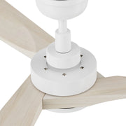 Carro Westbury 52in 3-Blade Ceiling Fan | Modern White Solid Wood Blades | Living Room & Bedroom | 52 x 52 x 12.8 in, DC Motor | Model CFR523M-N10-WM1-1