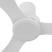 Carro Isola 52in 3-Blade Ceiling Fan | Modern White ABS Blades | Living Room & Bedroom | 52 x 52 x 10 in, Flush Mount, Remote | Model CFR523N4-N10-W1-1-FM