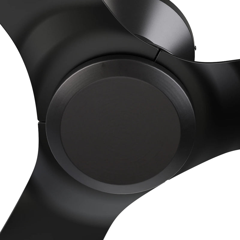 Carro Dalby 52in 3-Blade Ceiling Fan | Modern Black PP+Glass Fiber Blades | Living Room & Bedroom | 52 x 52 x 9.5 in, Flush | Model CFR523P1-N20-B2-1-FM