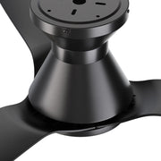 Carro Dalby 52in 3-Blade Ceiling Fan | Modern Black PP+Glass Fiber Blades | Living Room & Bedroom | 52 x 52 x 9.5 in, Flush | Model CFR523P1-N20-B2-1-FM