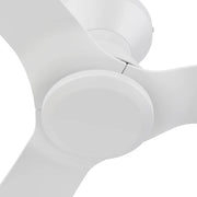 Carro Dalby 52in 3-Blade Ceiling Fan | Modern White Plywood Blades | Living Room & Bedroom | 52 x 52 x 9.5 in | Model CFR523P1-N20-W1-1-FM