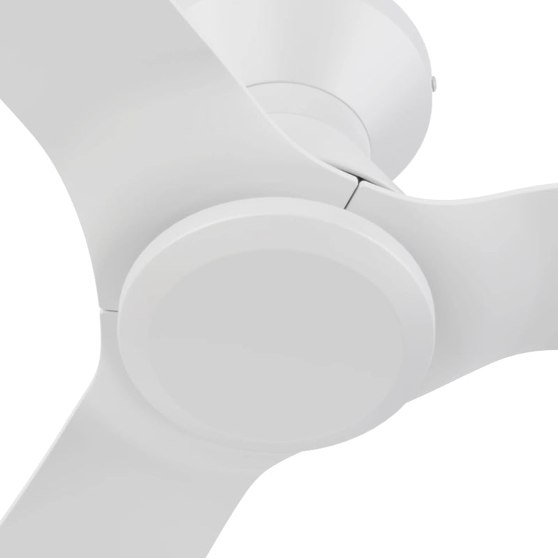 Carro Dalby 52in 3-Blade Ceiling Fan | Modern White Plywood Blades | Living Room & Bedroom | 52 x 52 x 9.5 in | Model CFR523P1-N20-W1-1-FM
