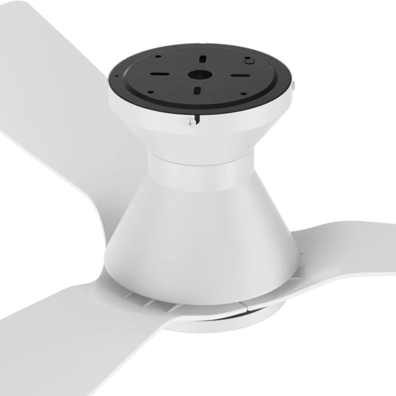 Carro Dalby 52in 3-Blade Ceiling Fan | Modern White Plywood Blades | Living Room & Bedroom | 52 x 52 x 9.5 in | Model CFR523P1-N20-W1-1-FM
