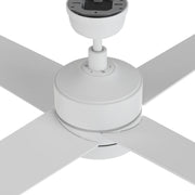 Carro Santana 52in 4-Blade Ceiling Fan | White Plywood Blades and Integrated LED | Living Room & Bedroom | 52 x 52 x 15.1 in | Model CFR524E5-L12-W1-1