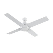 Carro Santana 52in 4-Blade Ceiling Fan | White Plywood Blades | Living Room & Bedroom | 52 x 52 x 15 in | Model CFR524E5-N10-W1-1
