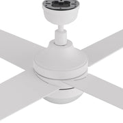 Carro Kimball 52in 4-Blade Ceiling Fan | White Plywood Blades and White Finish | Living Room & Bedroom | 52 x 52 x 16.9 in | Model CFR524E6-L12-W1-1
