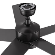 Carro Santana 52in 5-Blade Ceiling Fan | Black Plywood Blades and Black Finish | Living Room & Bedroom | 52 x 52 x 15 in | Model CFR525E5-L11-B2-1
