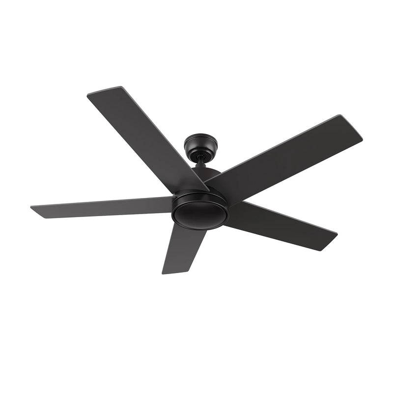 Carro Santana 52in 5-Blade Ceiling Fan | Black Plywood Blades with Remote | Living Room & Bedroom | 52 x 52 x 15 in | Model CFR525E5-N10-B2-1