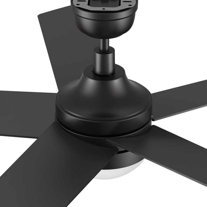 Carro Kimball 52in Ceiling Fan | Black Plywood Blades with Integrated LED | Living Room & Bedroom | 52 x 52 x 16.9 in | Model CFR525E6-L11-B2-1