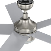 Carro Kimball 52in Ceiling Fan | Brushed Nickel Plywood Blades with Integrated LED | Living Room & Bedroom | 52 x 52 x 16.9 in | Model CFR525E6-L11-SJ-1