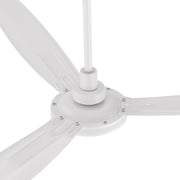 Carro Oberon 56in 3-Blade Ceiling Fan | Industrial White and Iron | Living Room & Bedroom | 18.3 x 56 x 56 in | Model CFR563Z1-N10-W1-1