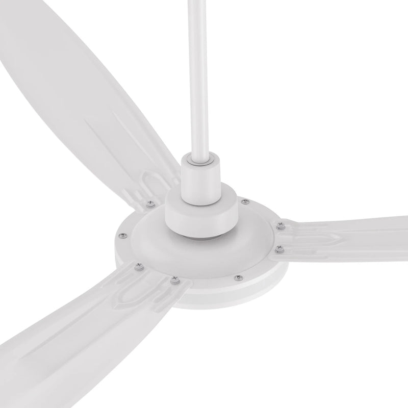 Carro Oberon 56in 3-Blade Ceiling Fan | Industrial White and Iron | Living Room & Bedroom | 18.3 x 56 x 56 in | Model CFR563Z1-N10-W1-1