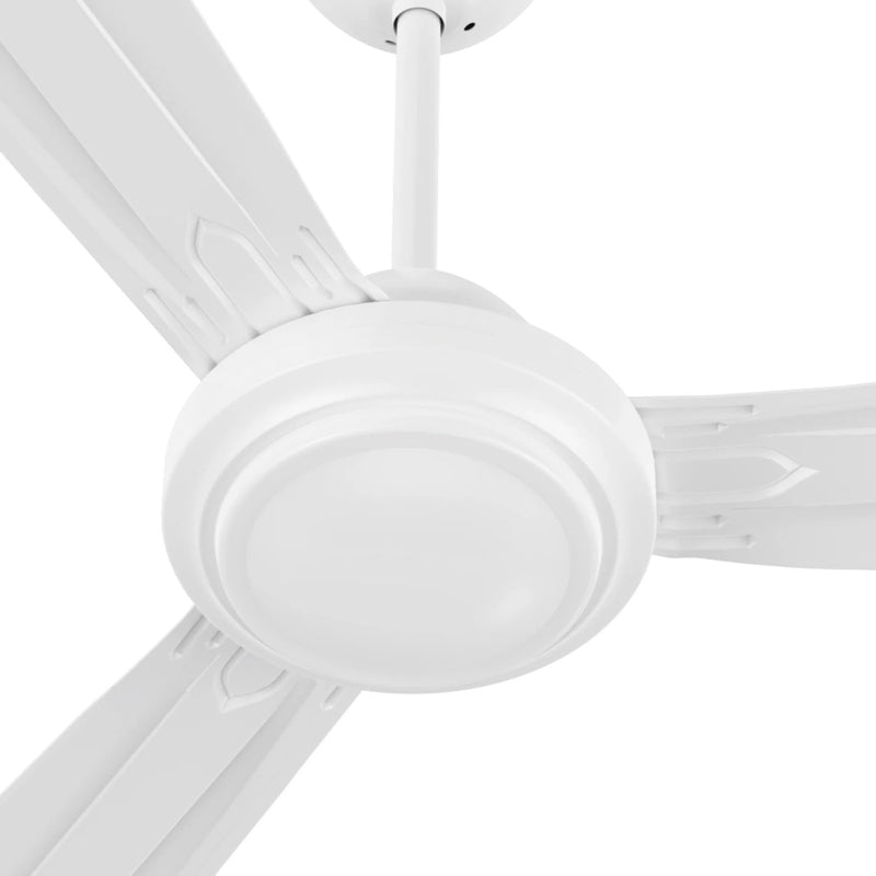 Carro Oberon 56in 3-Blade Ceiling Fan | Industrial White and Iron | Living Room & Bedroom | 18.3 x 56 x 56 in | Model CFR563Z1-N10-W1-1