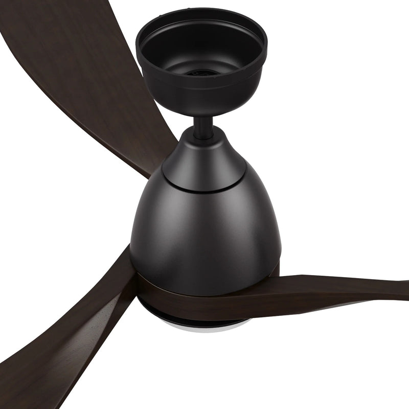 Carro Vienna 60in 3-Blade Ceiling Fan | Modern Black Brown and Solid Wood | Living Room & Bedroom | 14.4 x 60 x 60 in | Model CFR603K3-L11-BM4-1