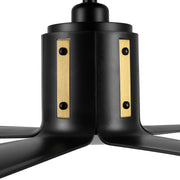 Carro Knox 60in 5-Blade Ceiling Fan | Black Plywood Blades and Integrated LED | Living Room & Bedroom | 60 x 60 x 15 in | Model CFR605T1-L11-B2-1A