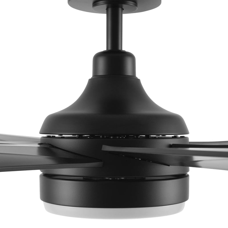 Carro Kima 65in 7-Blade Ceiling Fan | Black ABS Blades and Integrated LED | Living Room & Bedroom | 65 x 65 x 15 in | Model CFR657T3-L12-B2-1