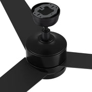 Carro Santana 52in 3-Blade Ceiling Fan | Black Plywood Blades and Integrated LED | Living Room & Bedroom | 52 x 52 x 15 in | Model CFW523E5-L12-B2-1
